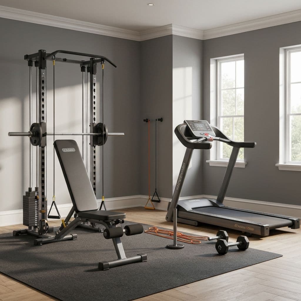 دليل بناء جيم منزلي بميزانية محدودة